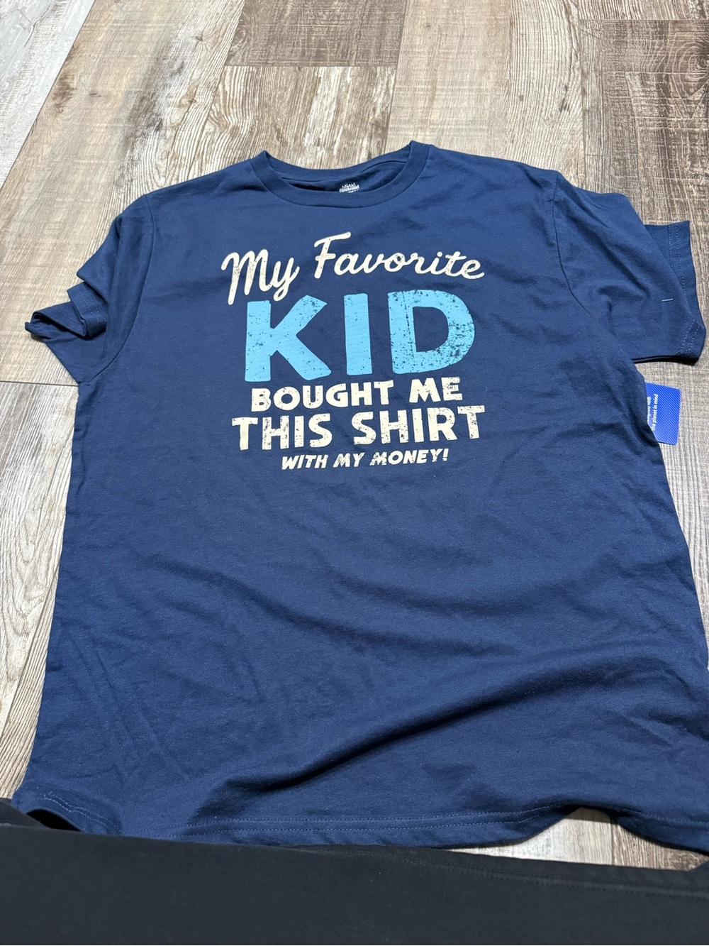 Navy Graphic Tee - 'My Favorite Kid'